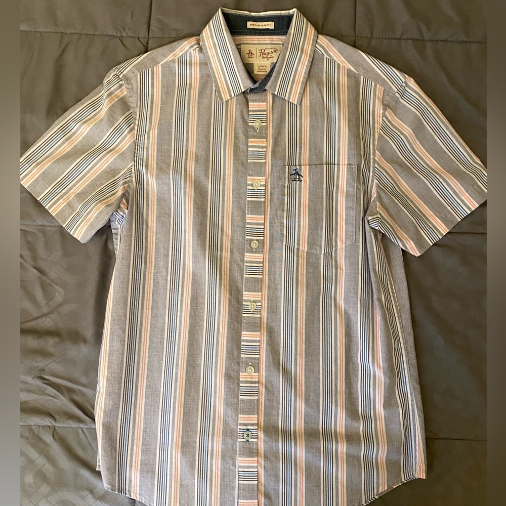 Penguin Short Sleeve Button Down